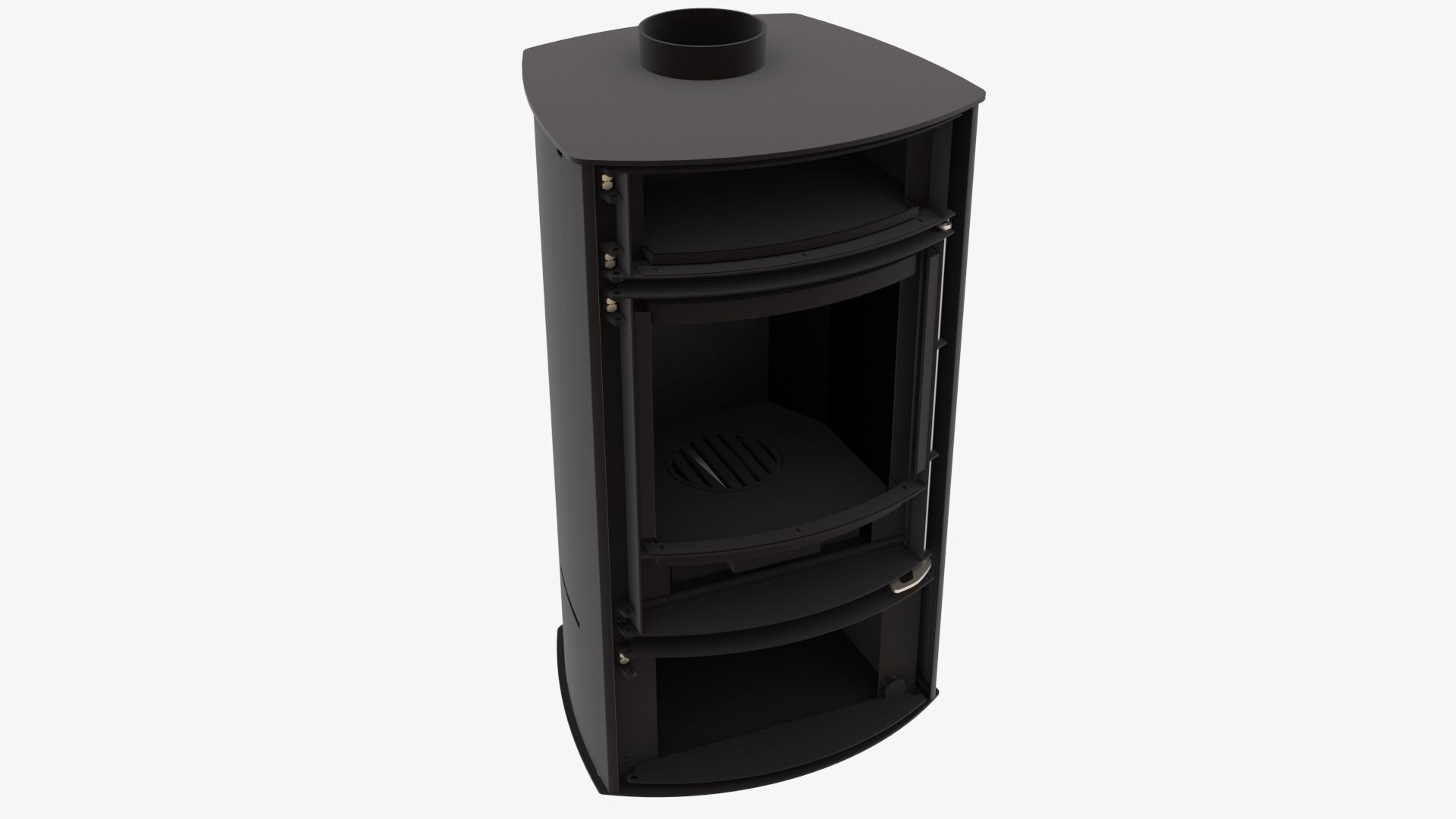 fireplace 3D model_2