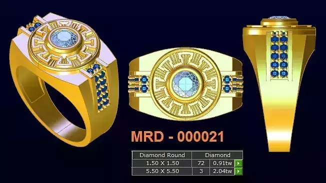 10 models diamond menring 3
