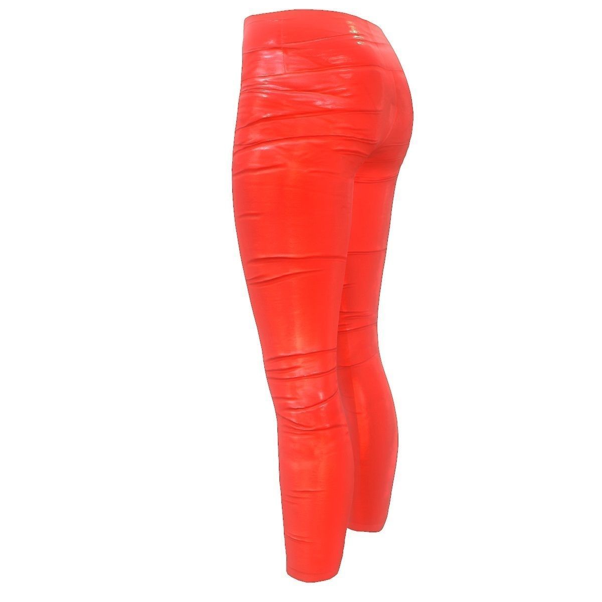 Legging Red 1 Low-poly 3D model_2