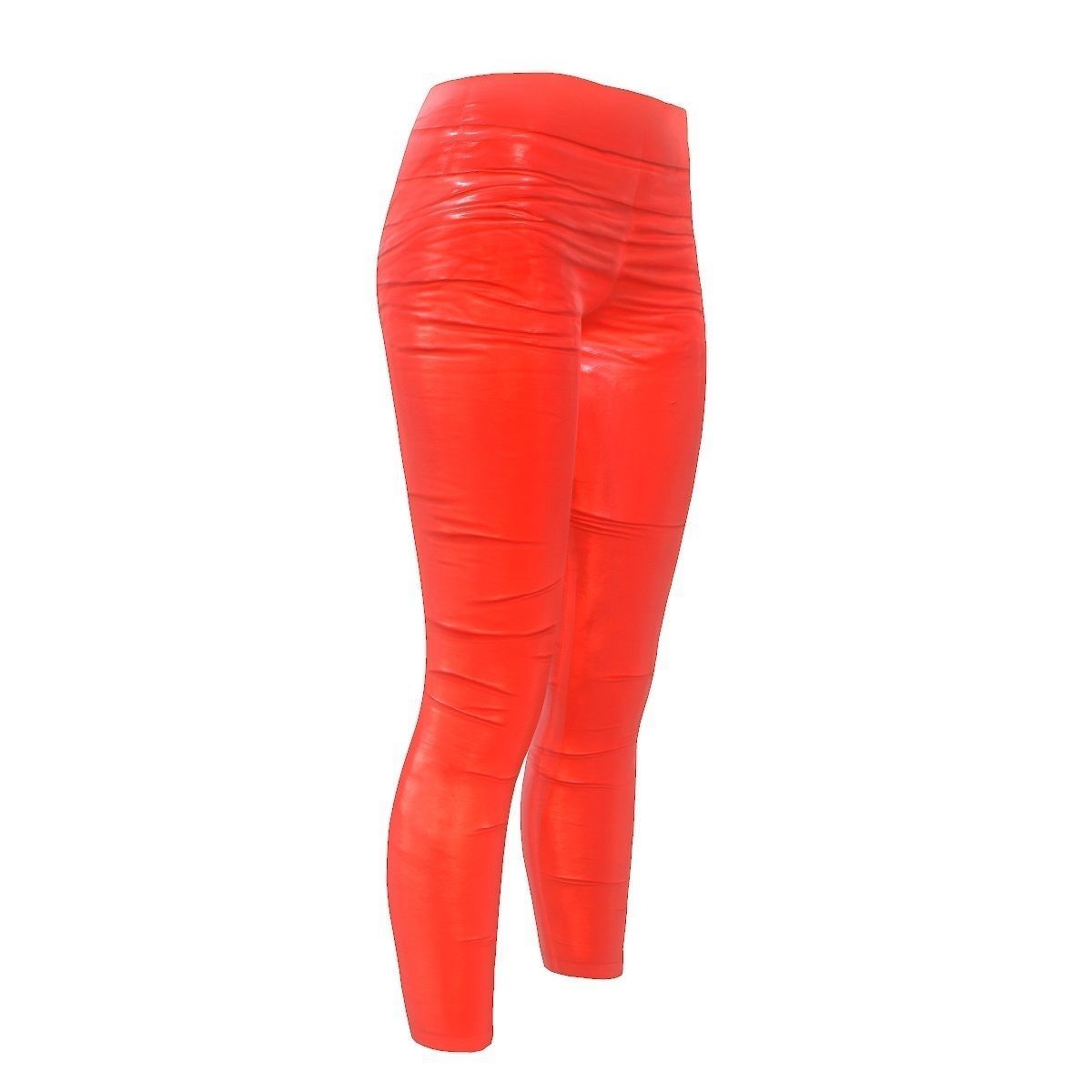 Legging Red 1 Low-poly 3D model_1
