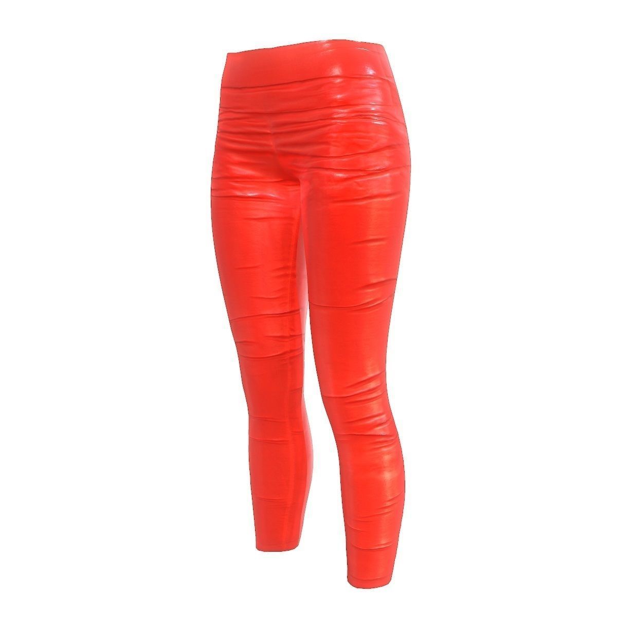 Legging Red 1 Low-poly 3D model_4