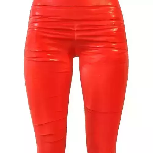 Legging Red 1 Low-poly 3D model