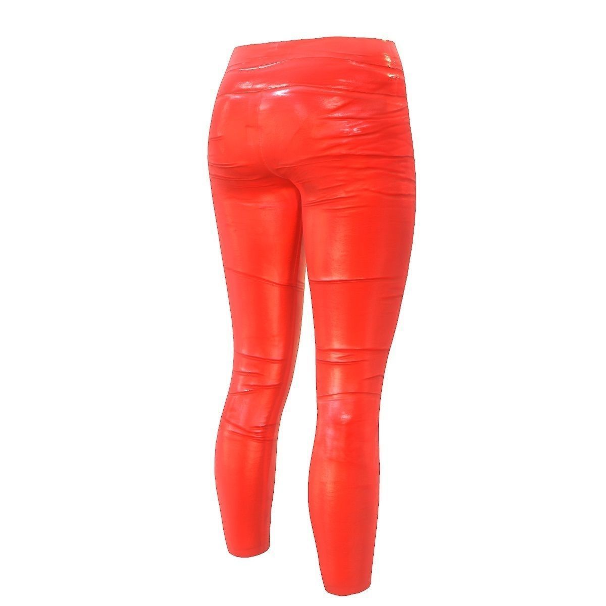 Legging Red 1 Low-poly 3D model_3