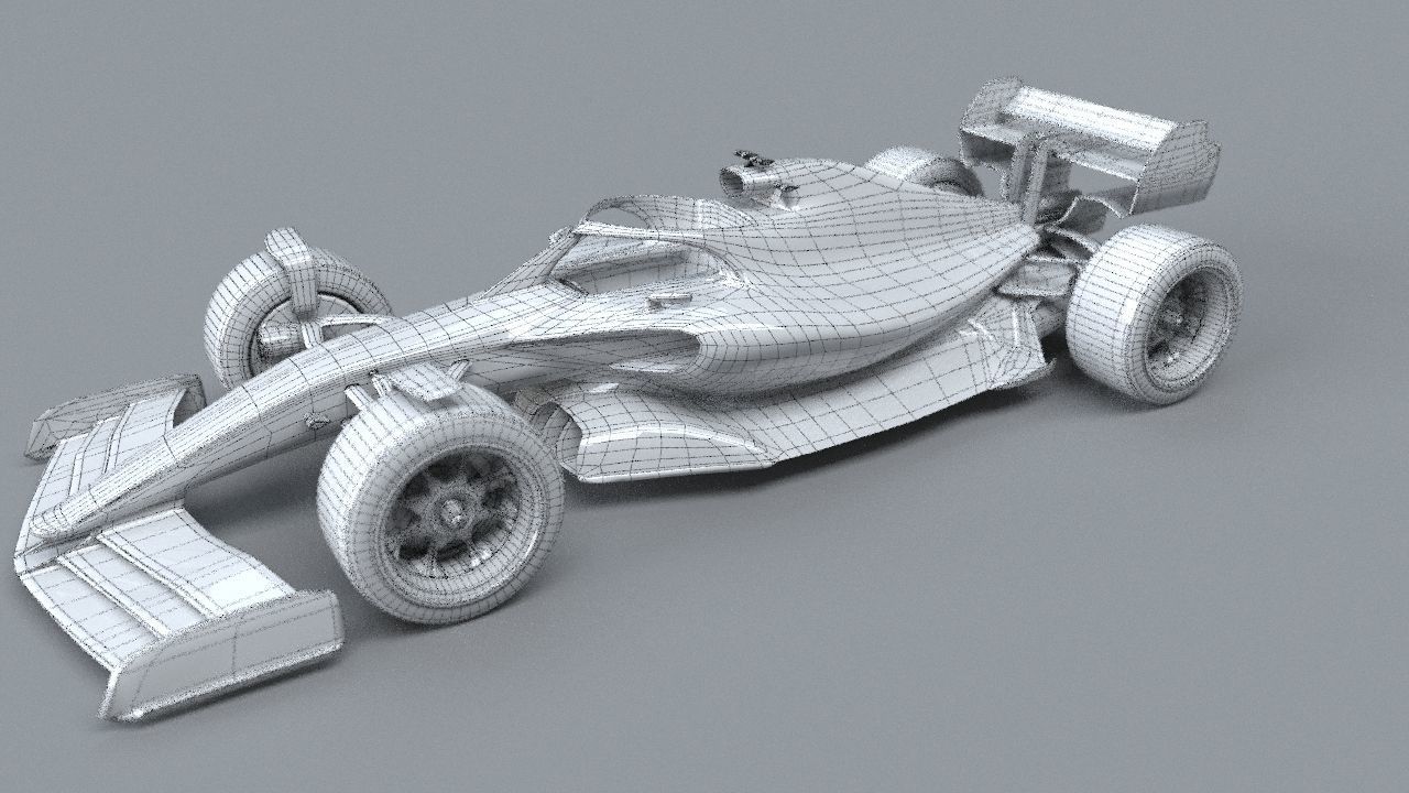 f1 mersedes petronas 2021 - 2023 concept Low-poly 3D model_54