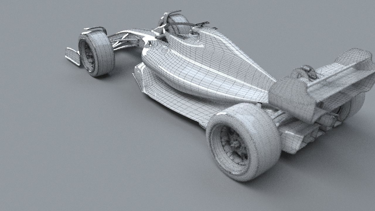 f1 mersedes petronas 2021 - 2023 concept Low-poly 3D model_24