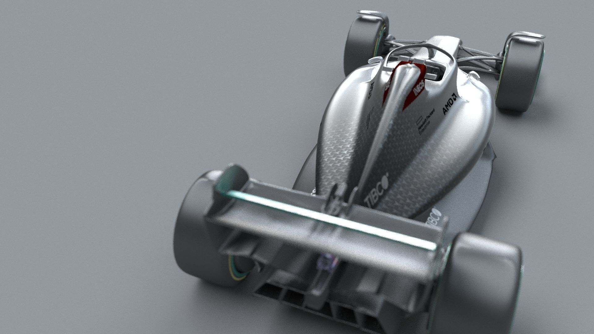 f1 mersedes petronas 2021 - 2023 concept Low-poly 3D model_16