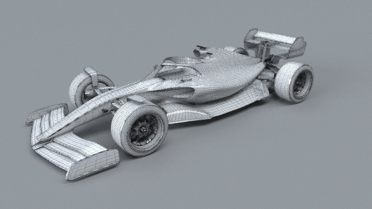 f1 mersedes petronas 2021 - 2023 concept Low-poly 3D model_42