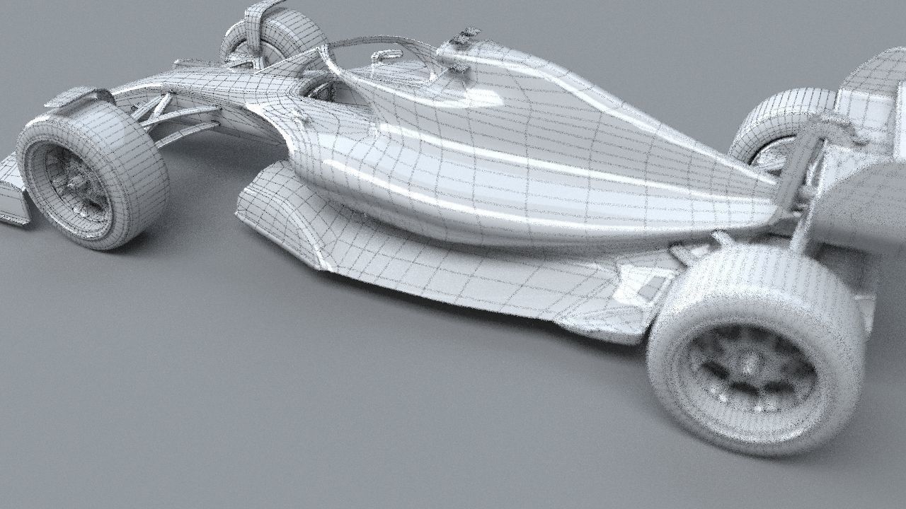 f1 mersedes petronas 2021 - 2023 concept Low-poly 3D model_38