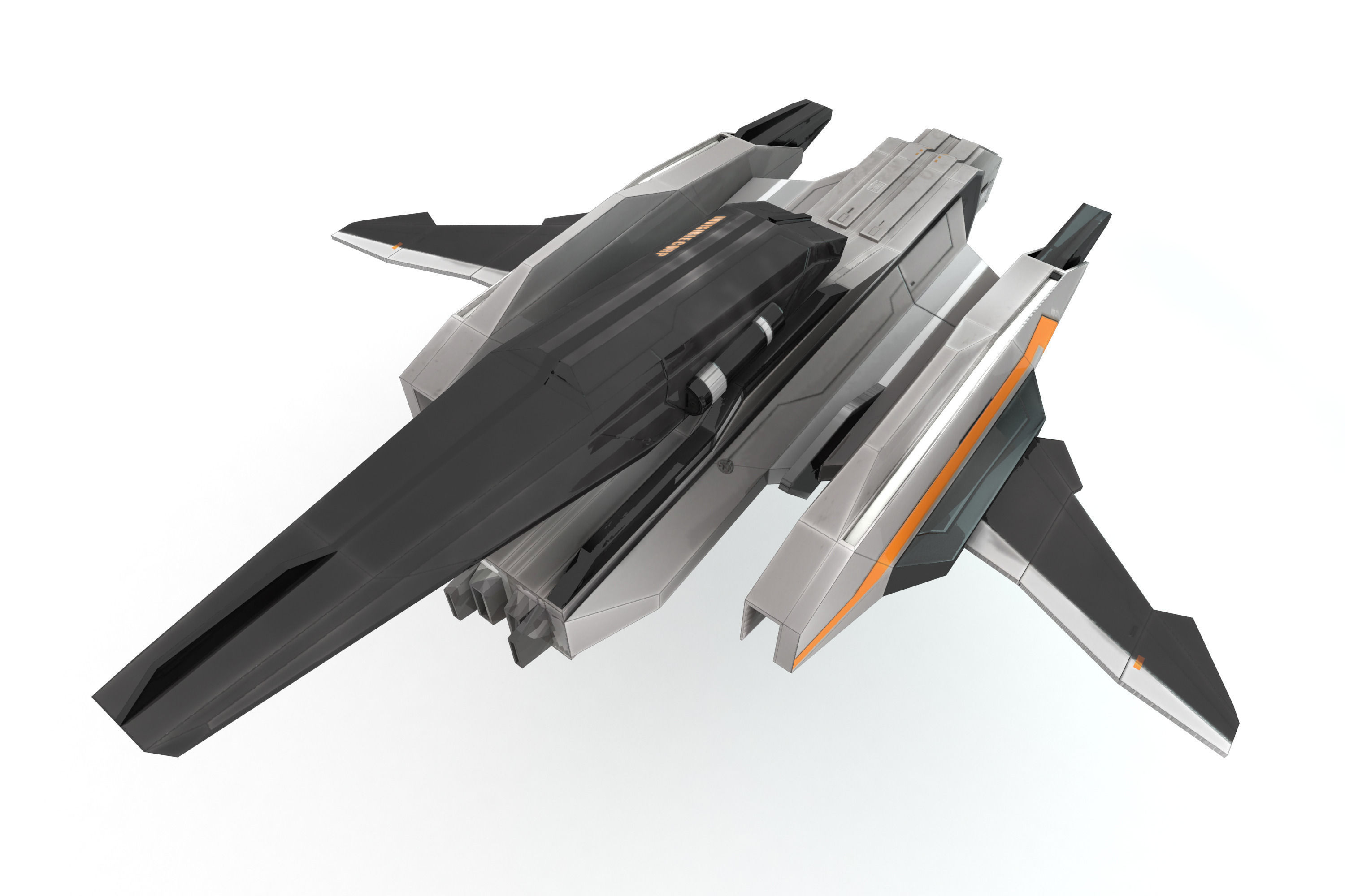 Sci-Fi - Aircraft - Iron 031 3D model_1