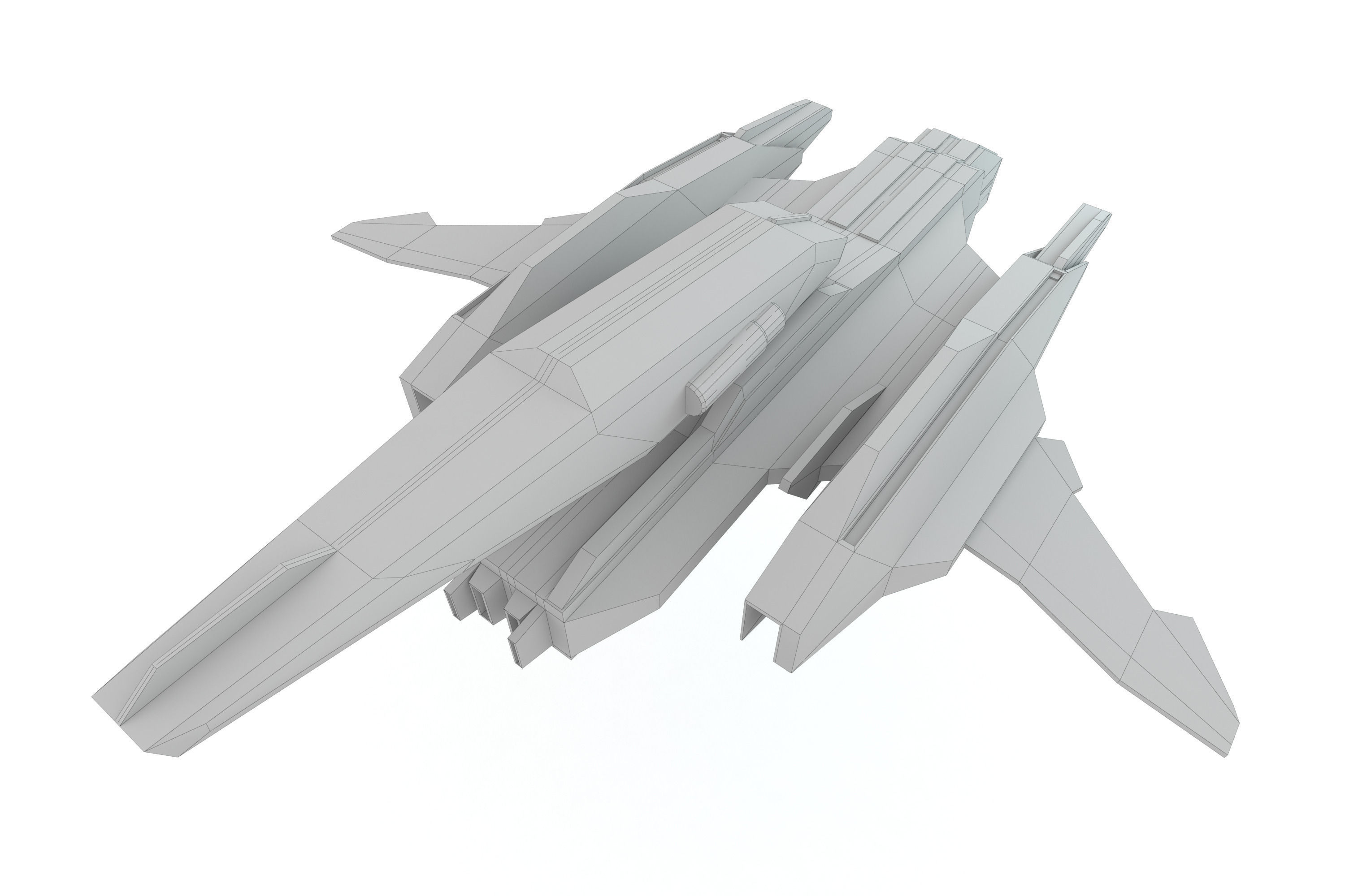 Sci-Fi - Aircraft - Iron 031 3D model_7