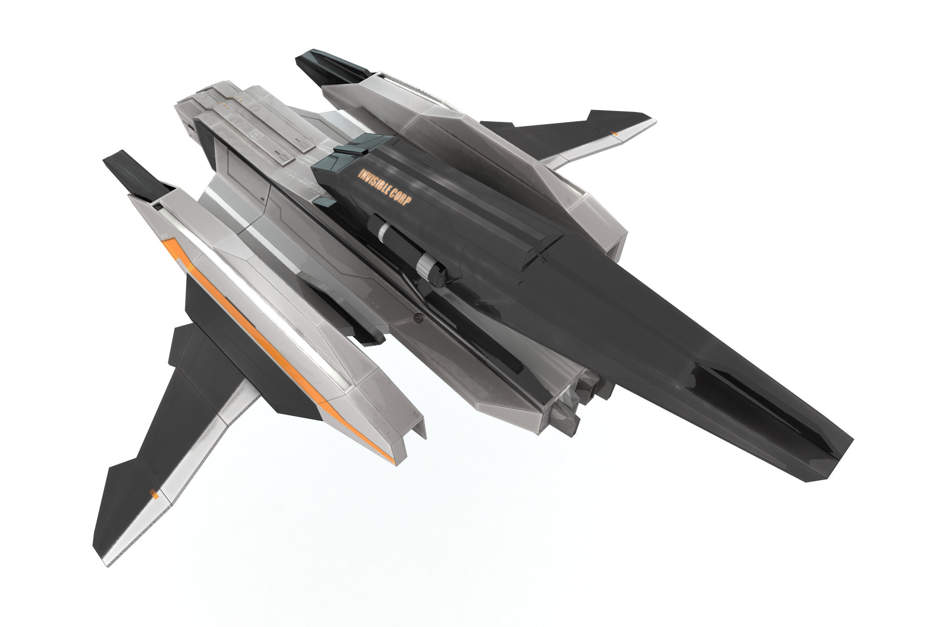 Sci-Fi - Aircraft - Iron 031 3D model_2