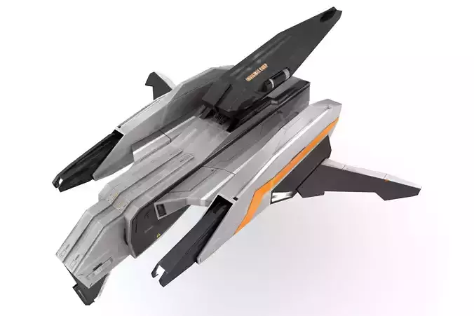Sci-Fi - Aircraft - Iron 031 3D model
