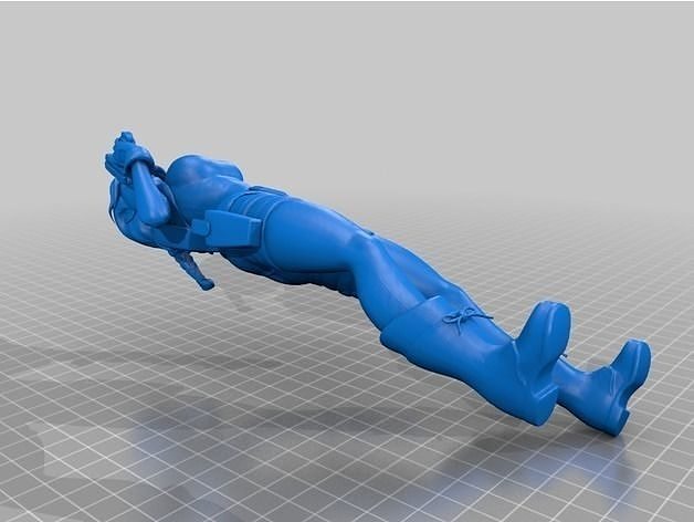 Lara Croft 3D print model