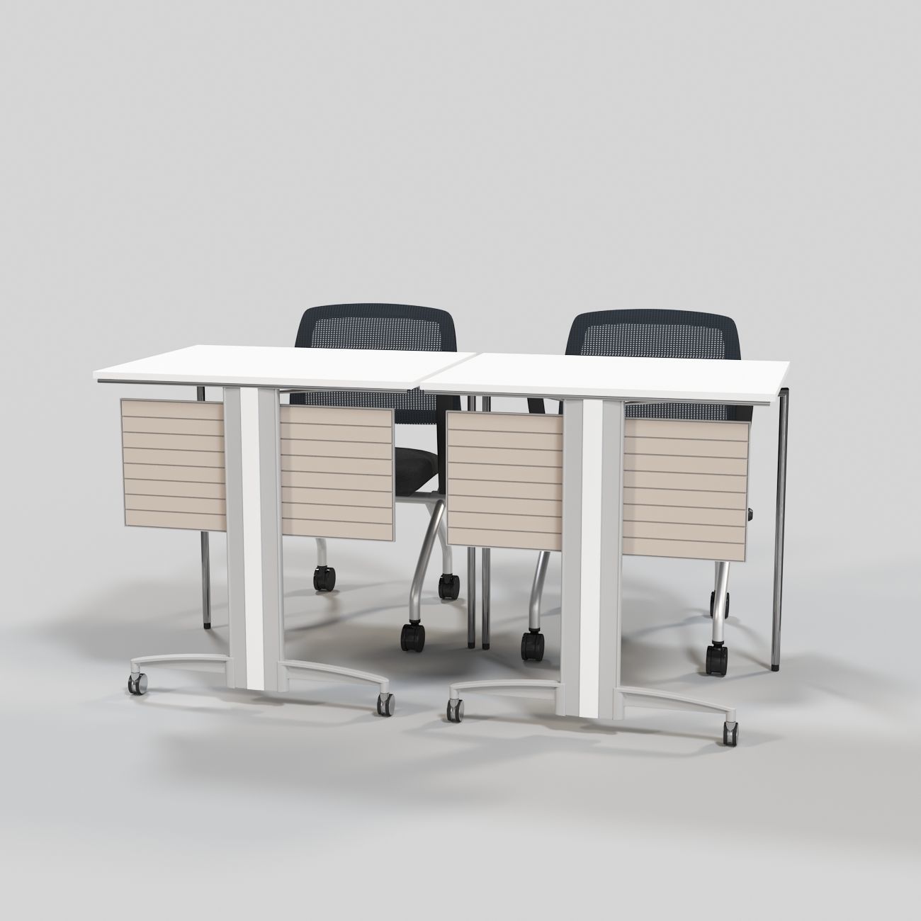 Fursys VIM Chair Table 3D model_2