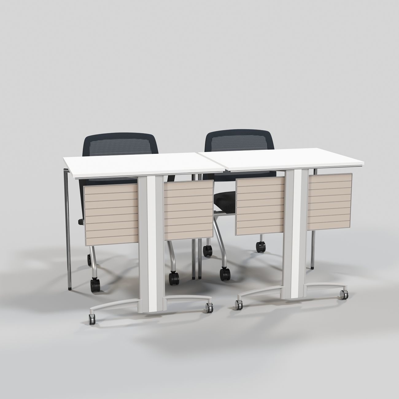 Fursys VIM Chair Table 3D model_1