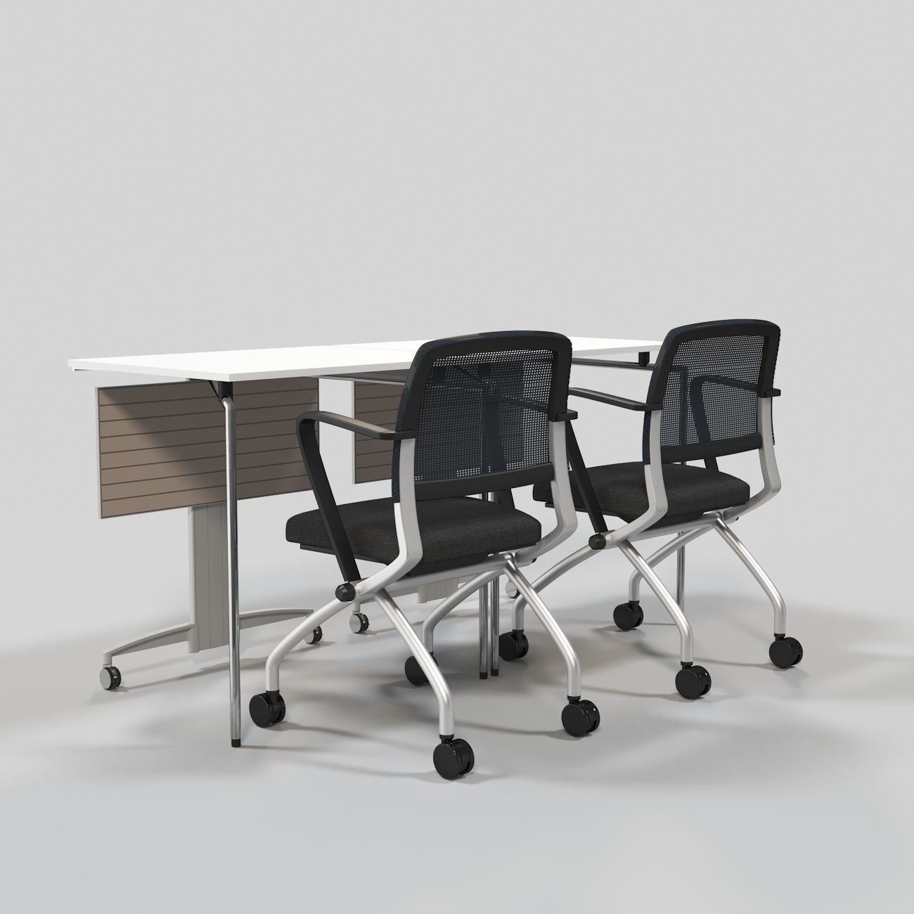 Fursys VIM Chair Table 3D model_6
