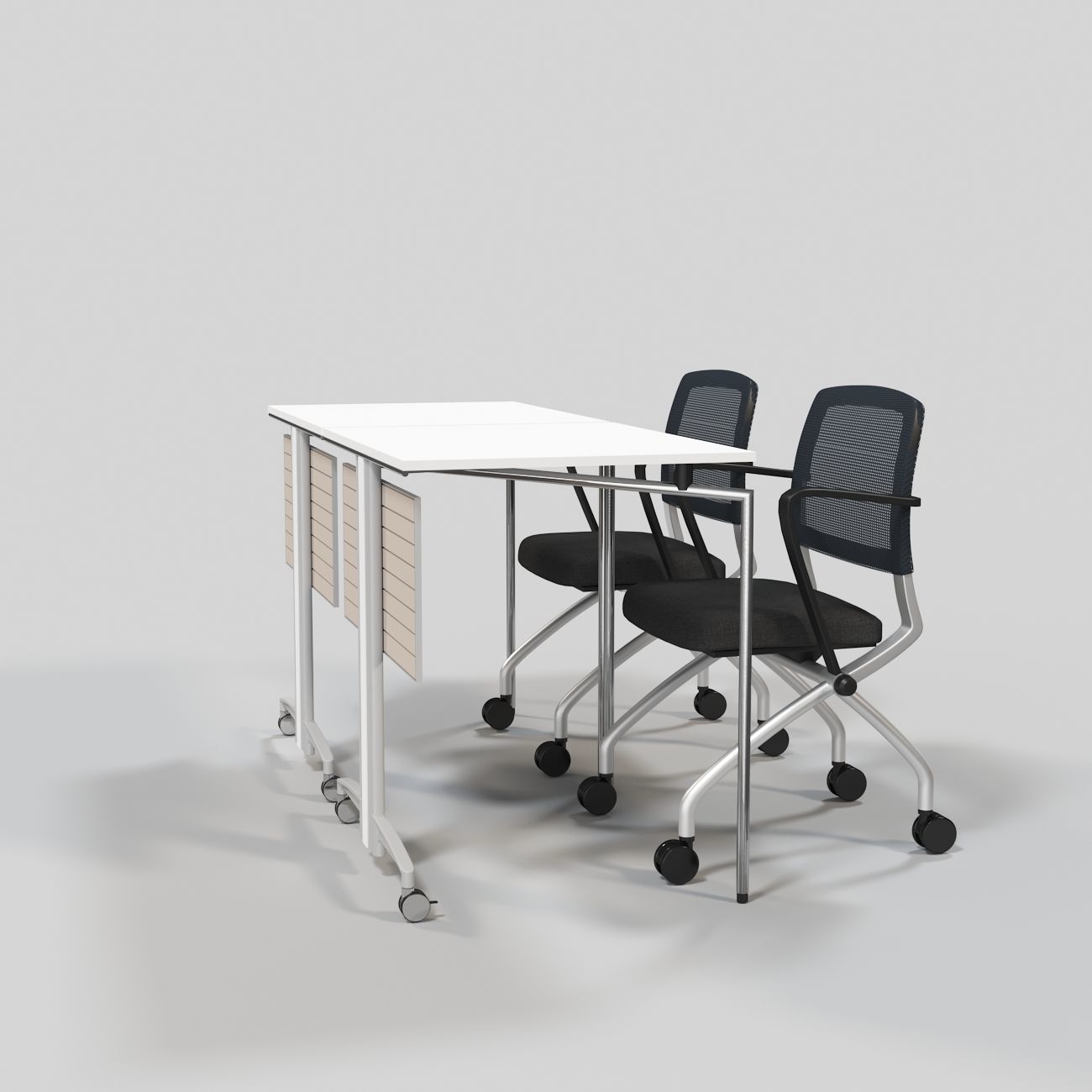 Fursys VIM Chair Table 3D model_4