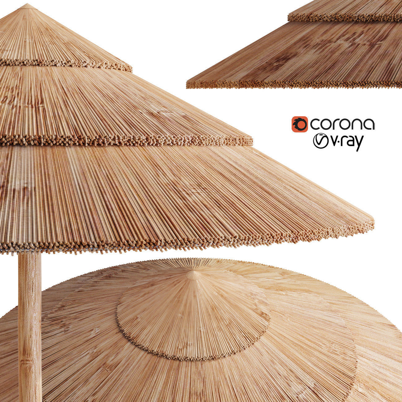 Exotic  Ombrelloni 3D model_3