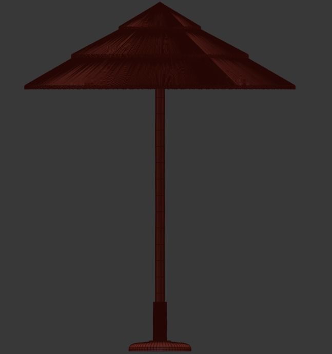 Exotic  Ombrelloni 3D model_7