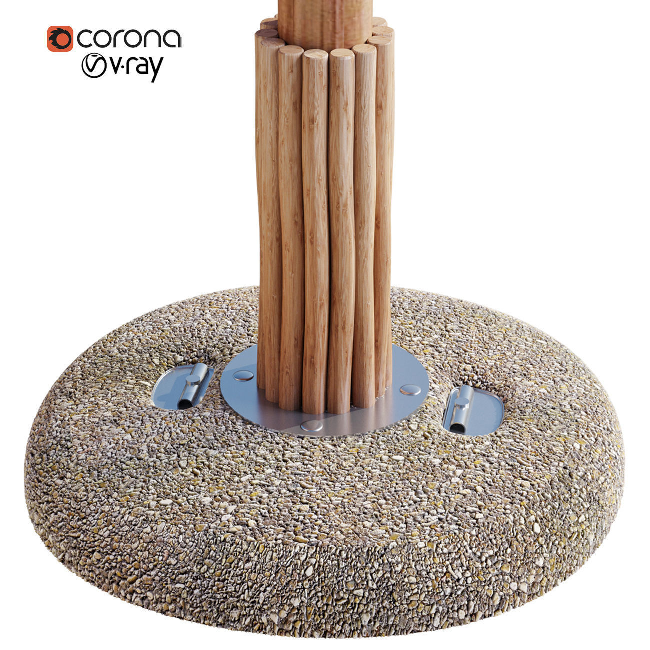 Exotic  Ombrelloni 3D model_2