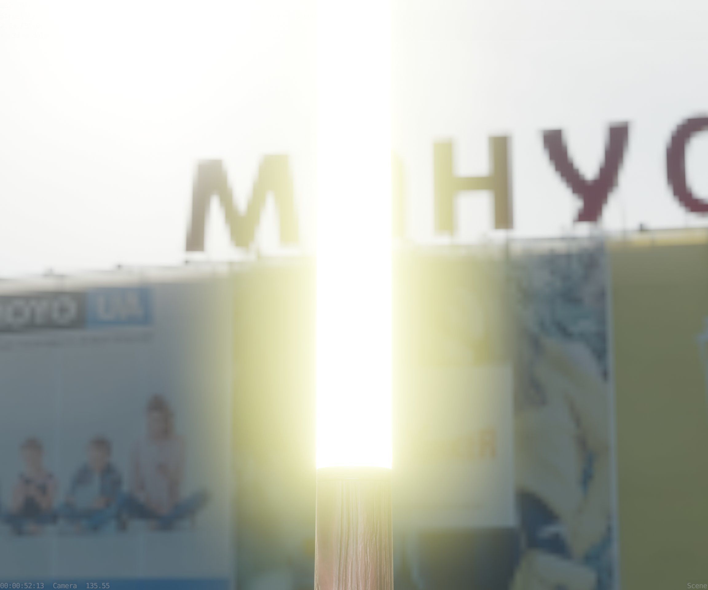 Wooden pillar of light 13 - Street-Light Set-9 Low-Poly Low-poly 3D model_77