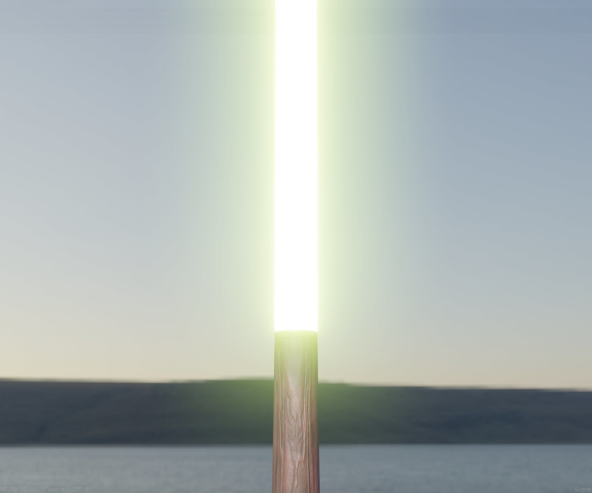 Wooden pillar of light 13 - Street-Light Set-9 Low-Poly Low-poly 3D model_70
