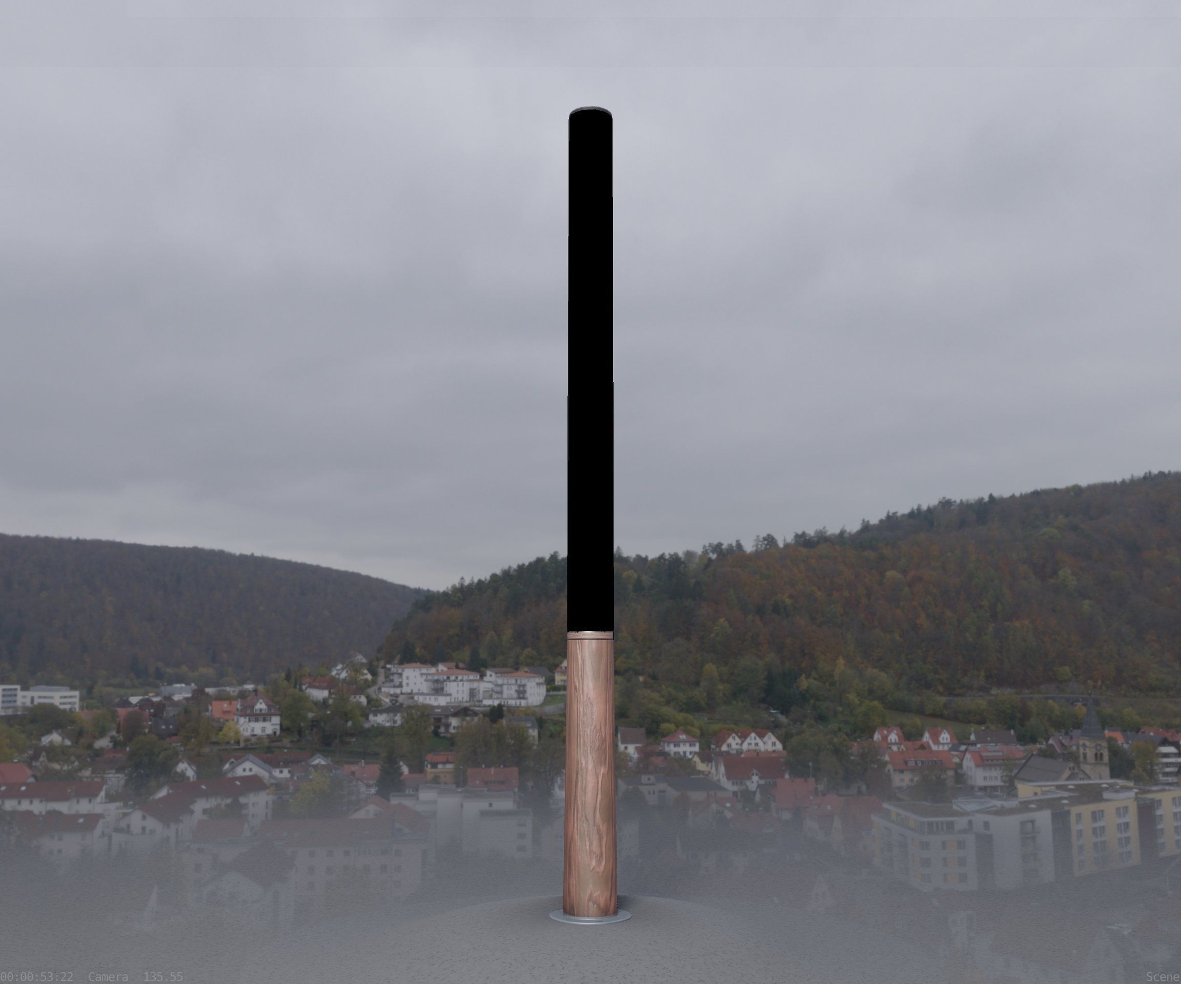 Wooden pillar of light 13 - Street-Light Set-9 Low-Poly Low-poly 3D model_94