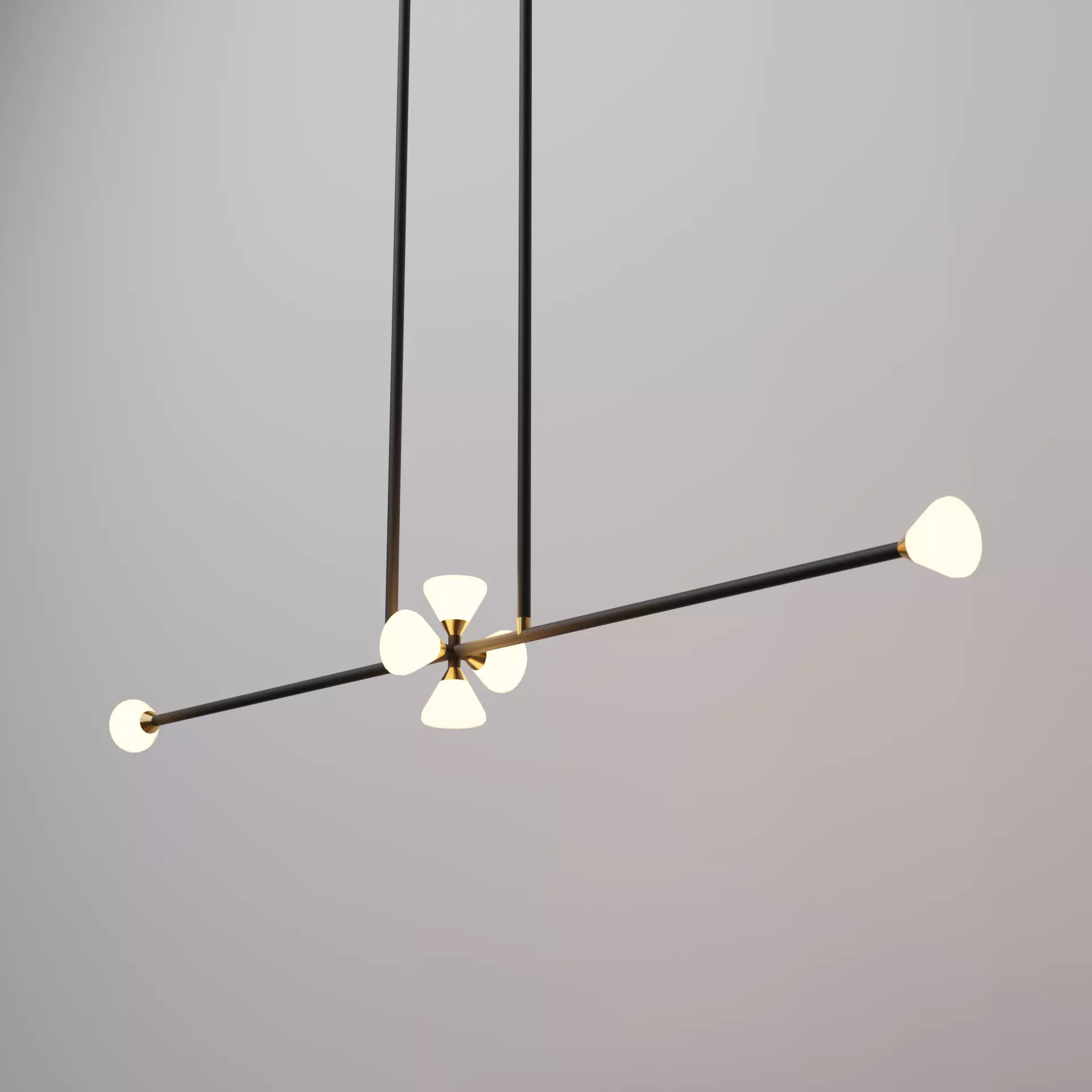 Apollo Chandelier 6 by McKenzie and Keim Free low-poly 3D model_0