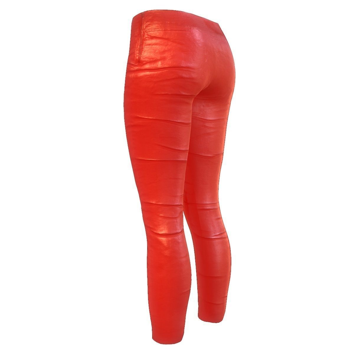 Legging Red 2 Low-poly 3D model_2