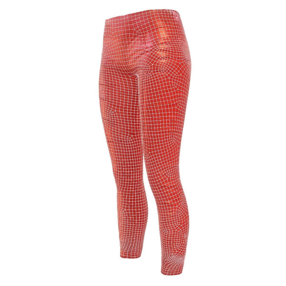 Legging Red 2 Low-poly 3D model_6
