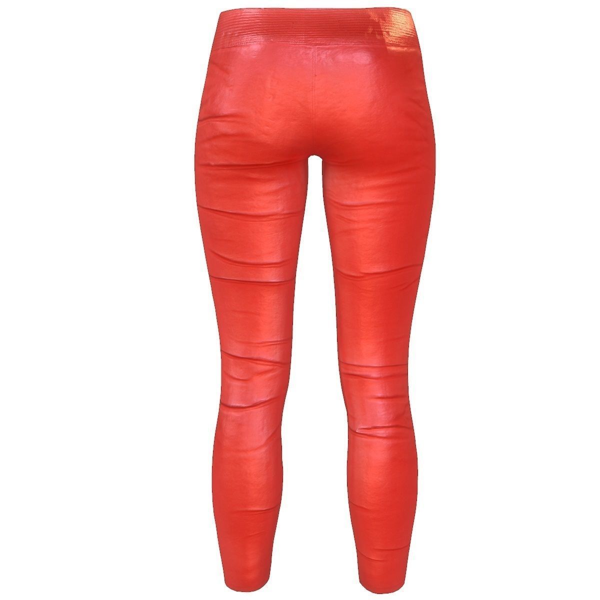 Legging Red 2 Low-poly 3D model_5