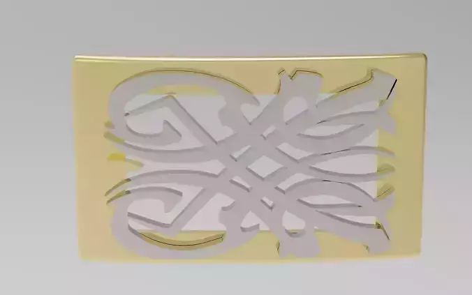  Buckle for men  belt luxury  elegant gothic 3D print model