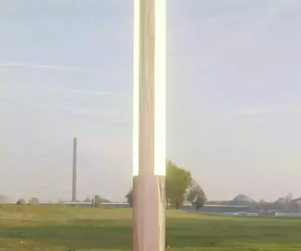 Wooden pillar of light 23 - Street-Light Set-9 Low-Poly Low-poly 3D model