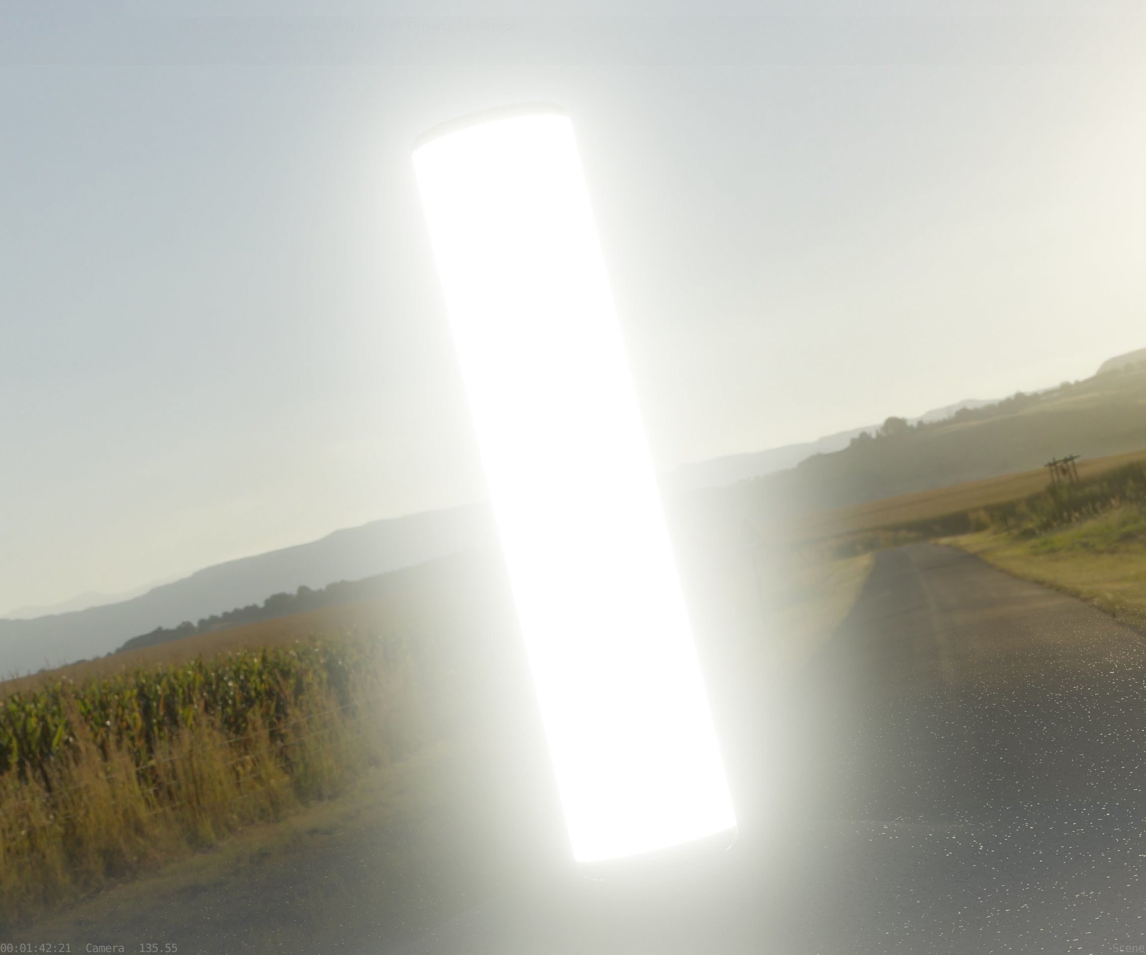 Wood Light-Column 25 - Low-Poly Street-Light Set-9 Low-poly 3D model_69