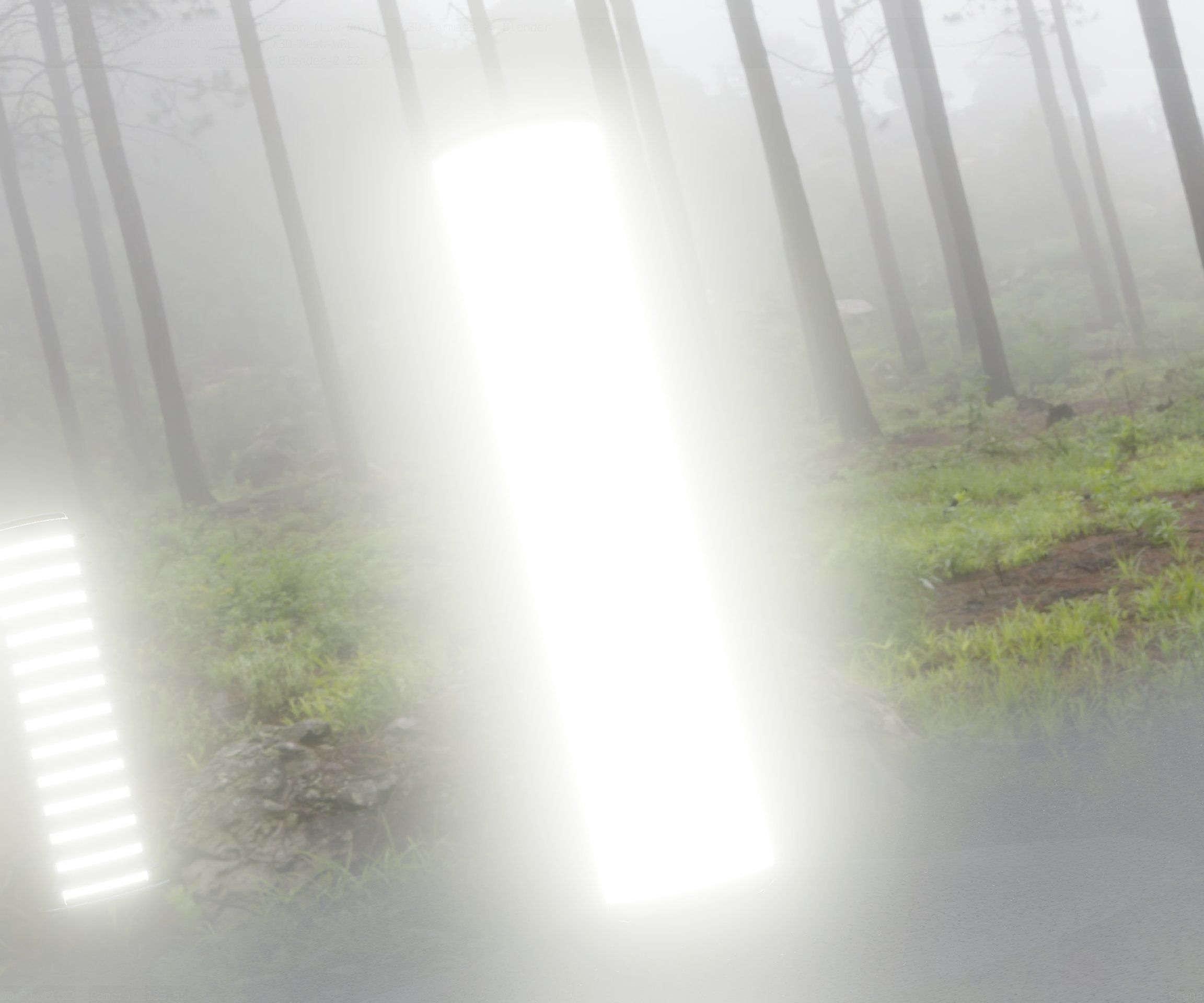 Wood Light-Column 25 - Low-Poly Street-Light Set-9 Low-poly 3D model_70
