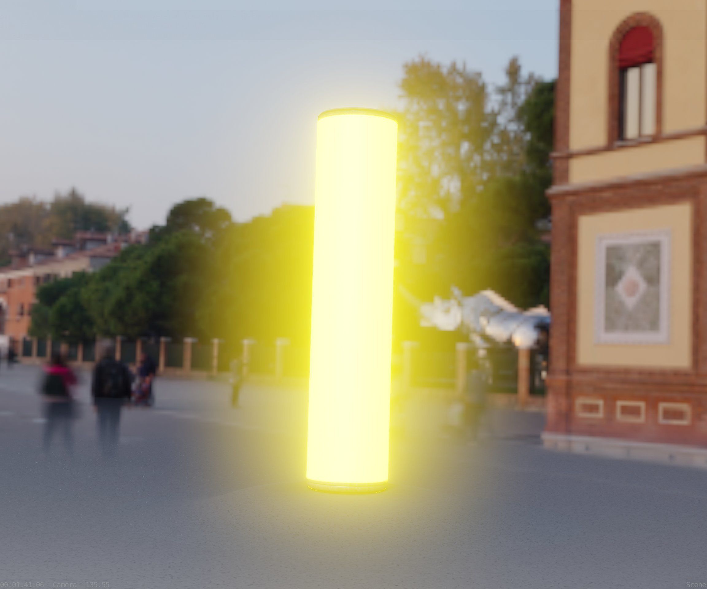 Wood Light-Column 25 - Low-Poly Street-Light Set-9 Low-poly 3D model_30