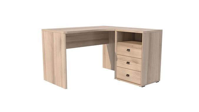 Table with a side table AL1173-1C 3D model