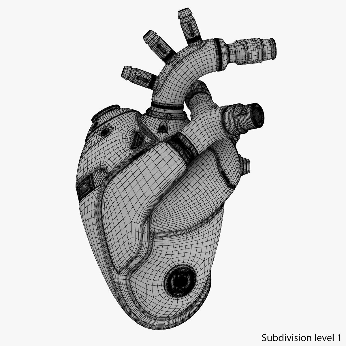 Cyber Heart 2 3D model_16
