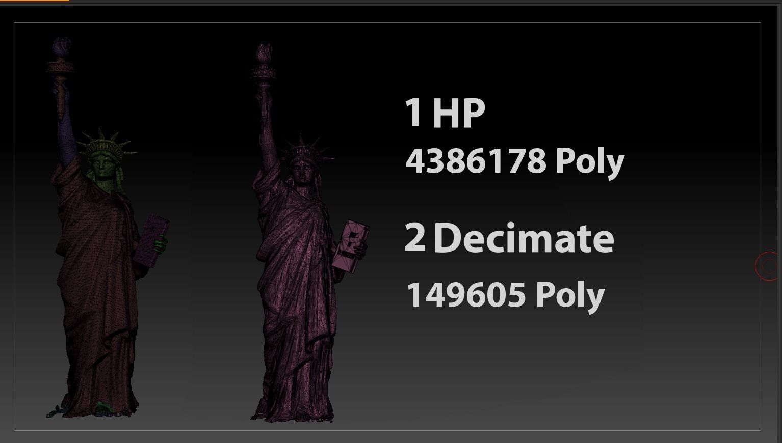 Statue of The liberty Sculpt 3D print model_9