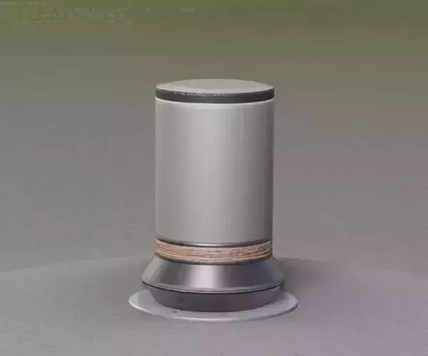 Wood Light-Column 2 - Low-Poly Street-Light Set-9 Low-poly 3D model