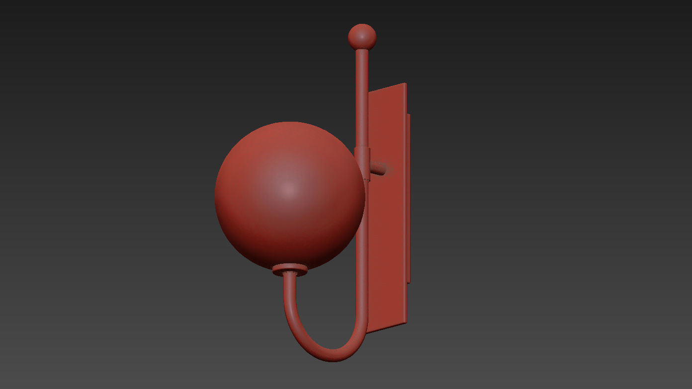 NAPLES WALL SCONE by Casa Botelho 3D model_8