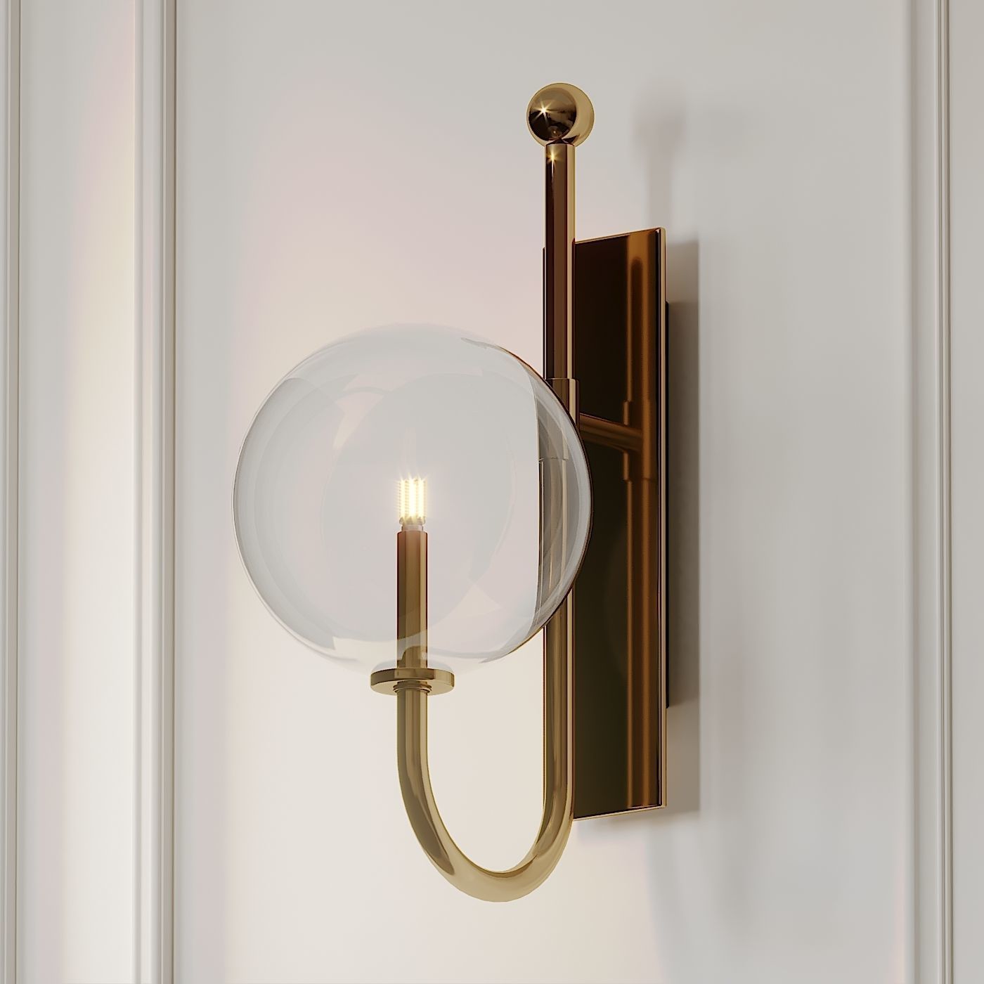 NAPLES WALL SCONE by Casa Botelho 3D model_1