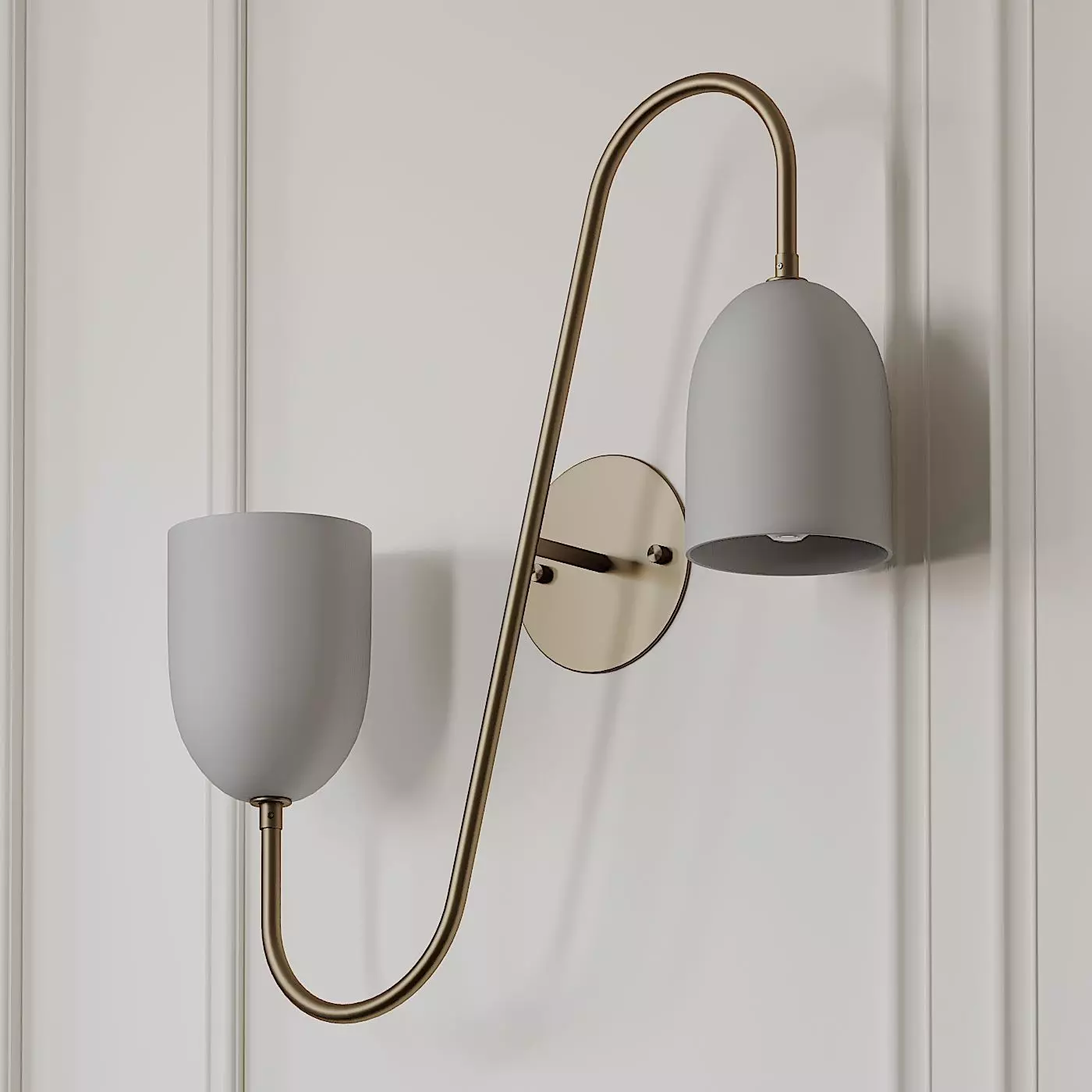 Pair of Arredoluce Wall Sconce 3D model_0