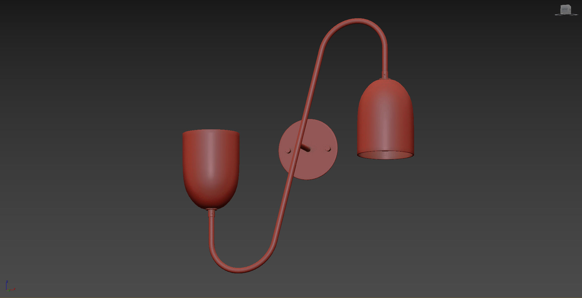 Pair of Arredoluce Wall Sconce 3D model_9