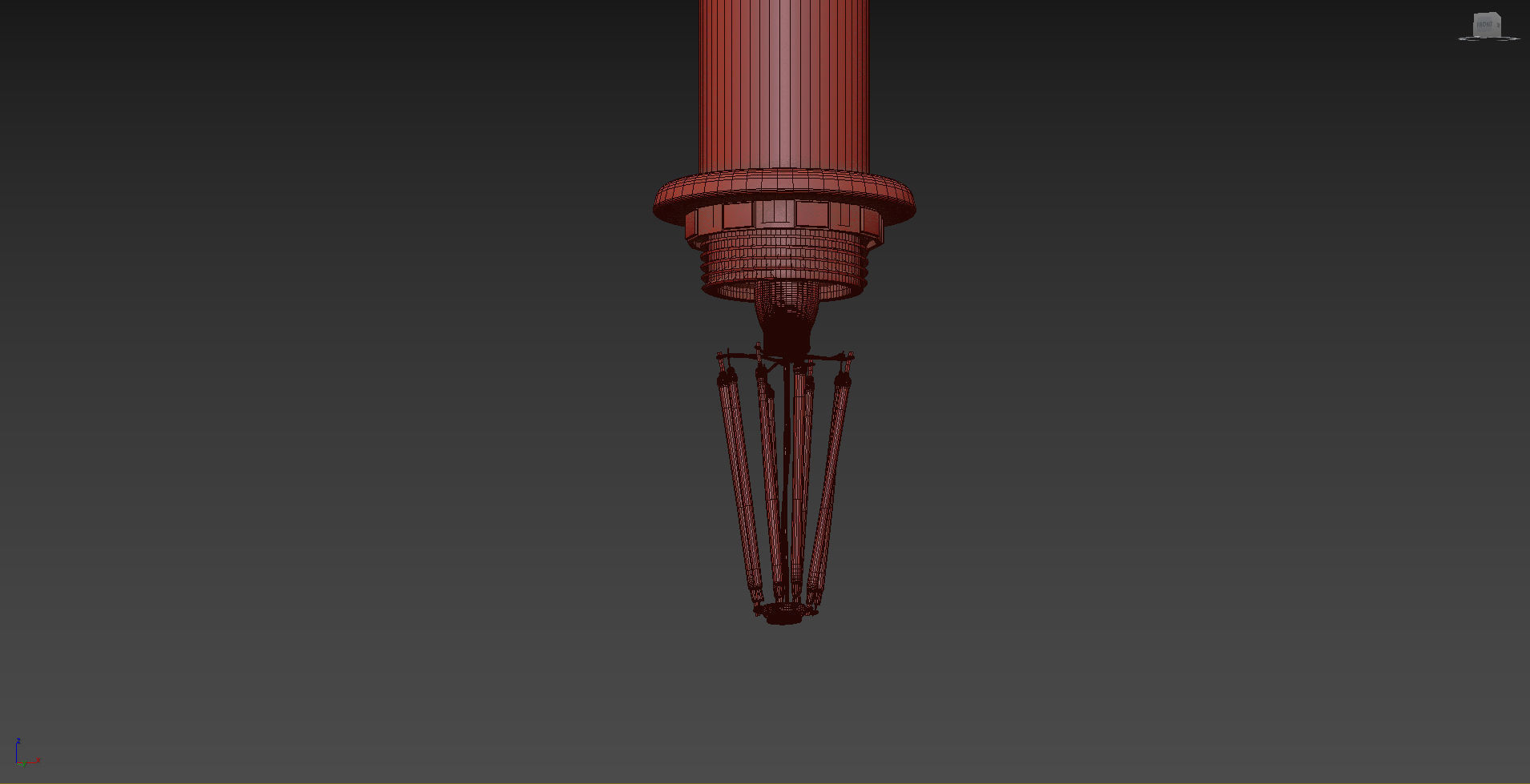 Pair of Arredoluce Wall Sconce 3D model_5