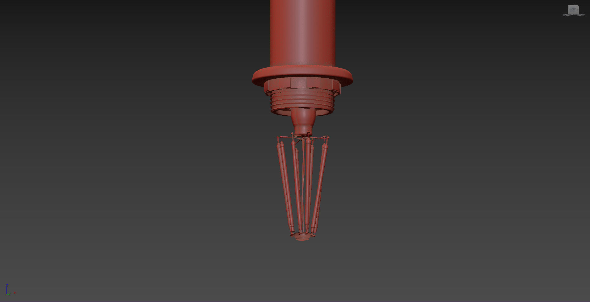 Pair of Arredoluce Wall Sconce 3D model_4