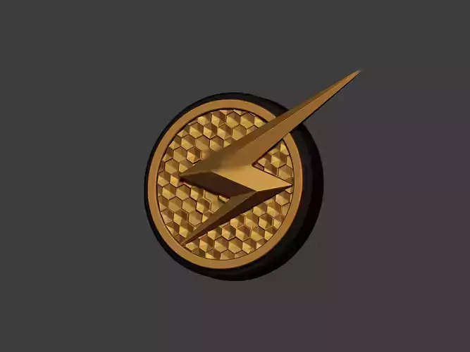 Flash Ear Bolt Symbol - The Flash Cosplay Helmet - Superhero  3D print model
