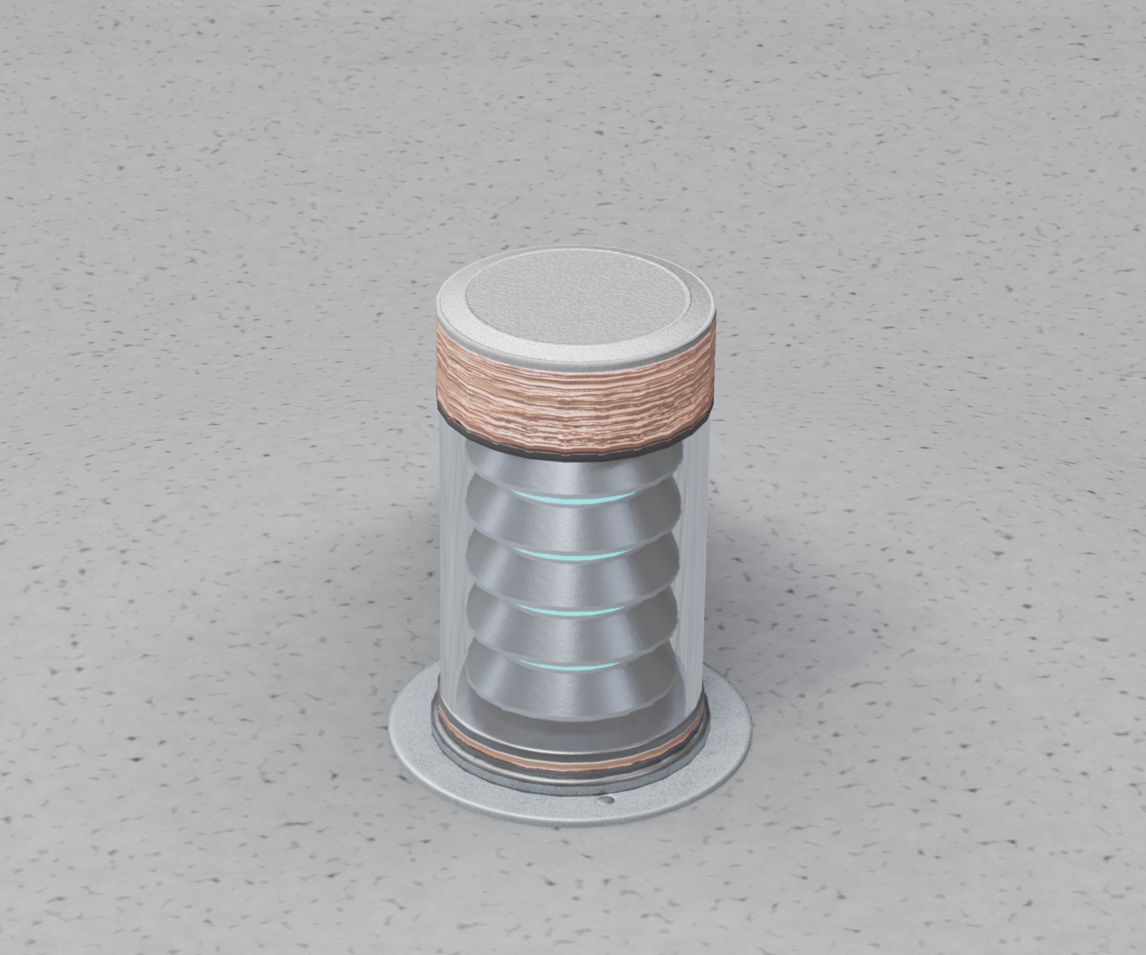 Wooden Light-Column 3 - Low-Poly Street-Light Set-9 Low-poly 3D model_30