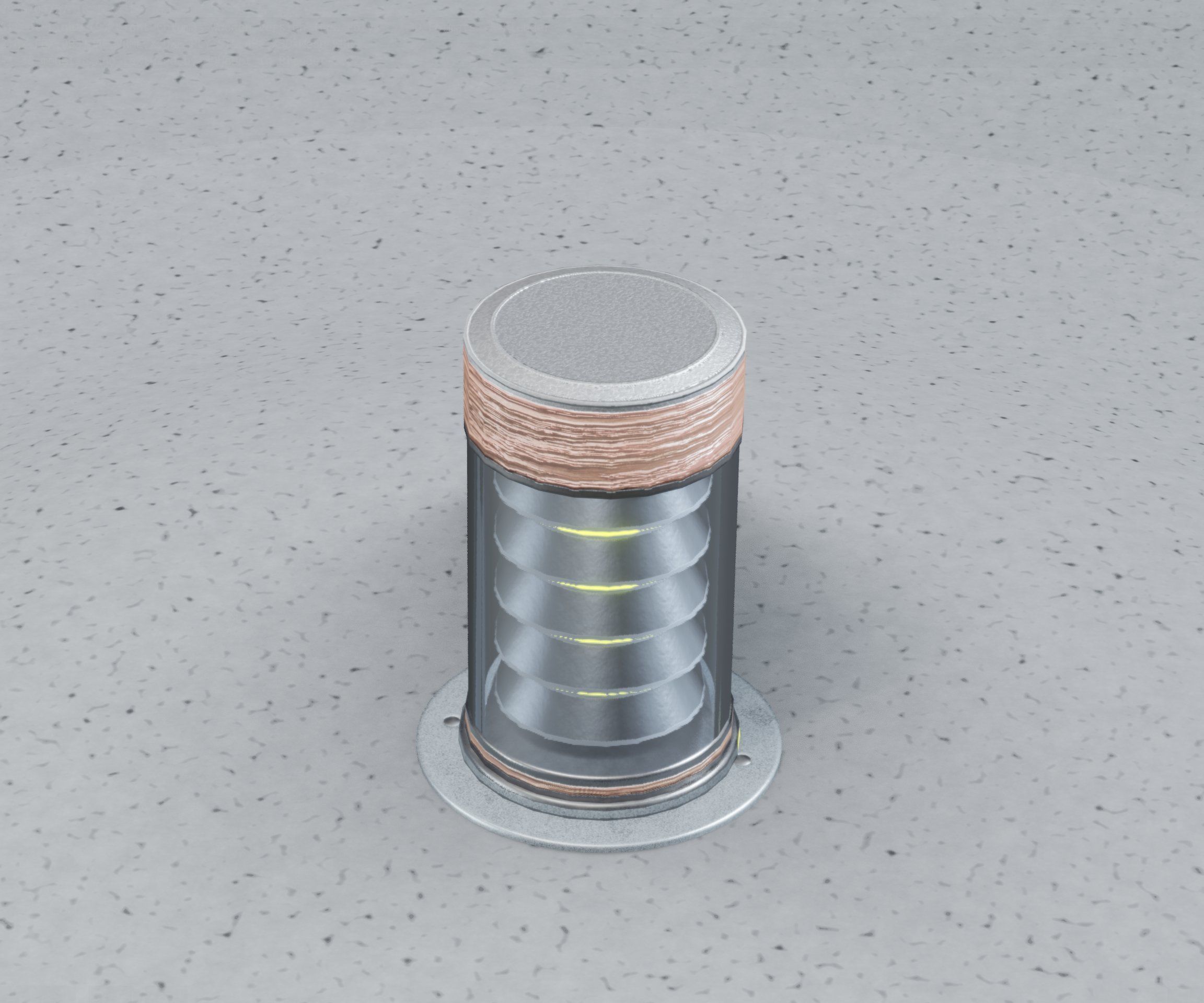 Wooden Light-Column 3 - Low-Poly Street-Light Set-9 Low-poly 3D model_50