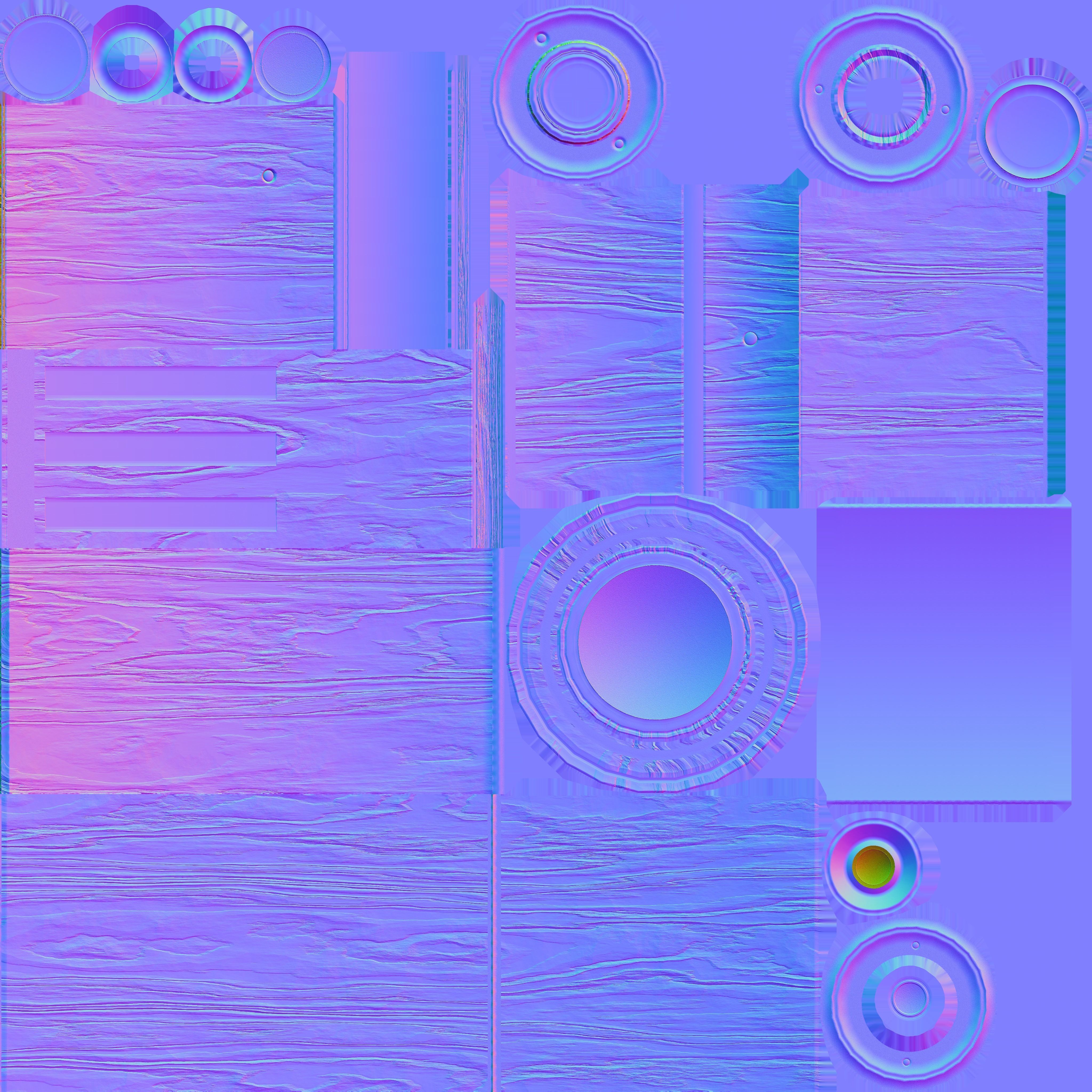 Wooden Light-Column 3 - Low-Poly Street-Light Set-9 Low-poly 3D model_104